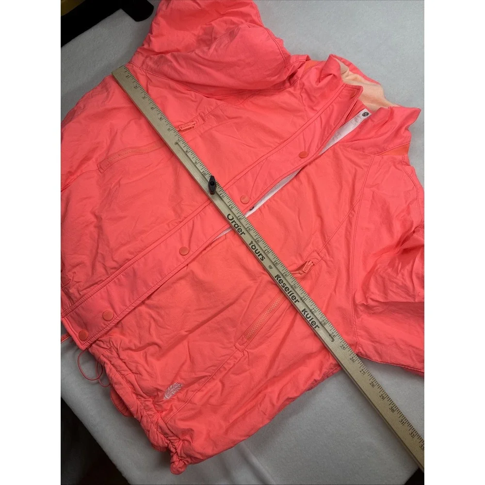 Free People Movement Women's Field Tripper Jacket Neon Coral Large NWT $198 MSRP